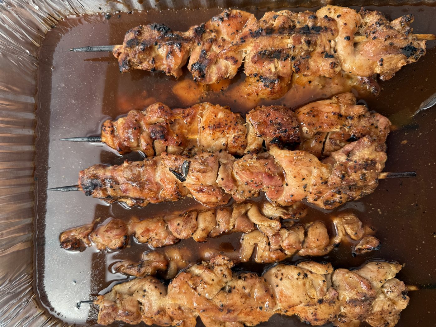 BBQ chicken kabobs from Carol's Concessions