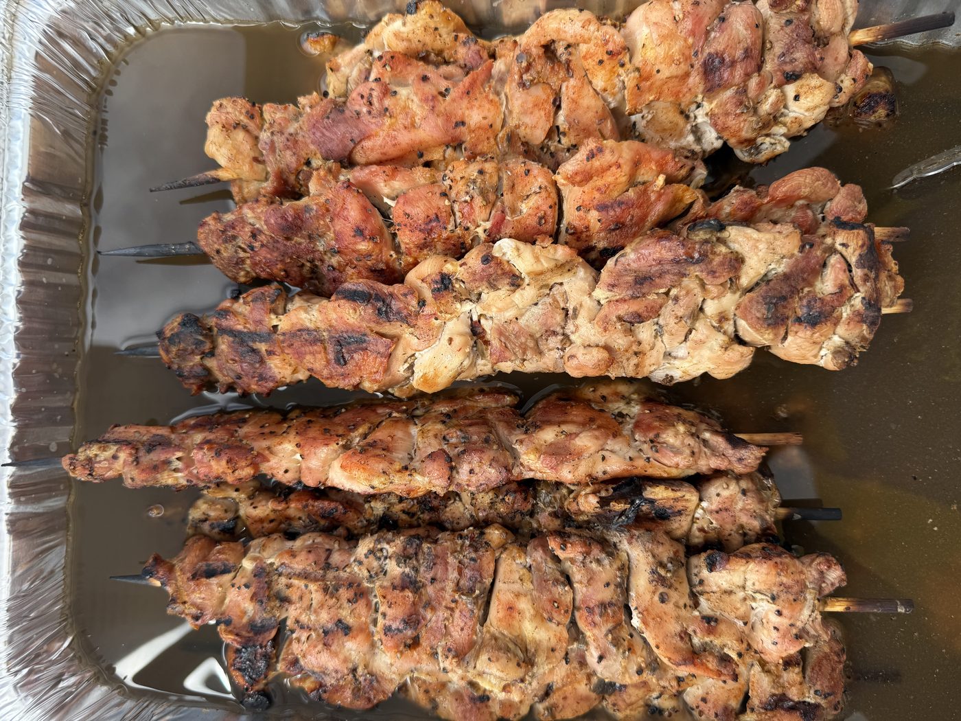 Jerk chicken kabobs from Carol's Concessions